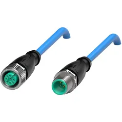 Pepperl & Fuchs Verbindungskabel, Elektronikkabel + Stecker, Blau