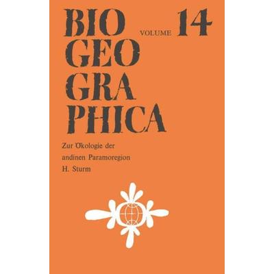 Zur Ökologie der andinen Paramoregion, Gebundene Ausgabe von H. Sturm, Springer Netherland, 978-90-6193-215-4