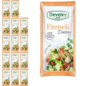 Develey Salatdressing French, je 75ml, 14 Beutel