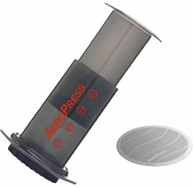 Aeropress - Tragbarer Kaffeebereiter Mit Edelstahl Dauerfilter - - MaxiCoffee