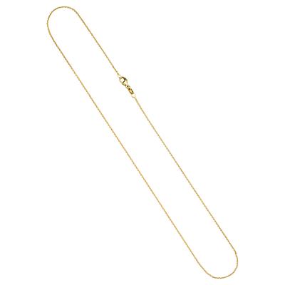 Kette ohne Anhänger JOBO "Ankerkette", gelb (gelbgold 750), Halsketten, Damen, Gelbgold 750, L: 45, 750 Gold 1,3 mm 45 cm