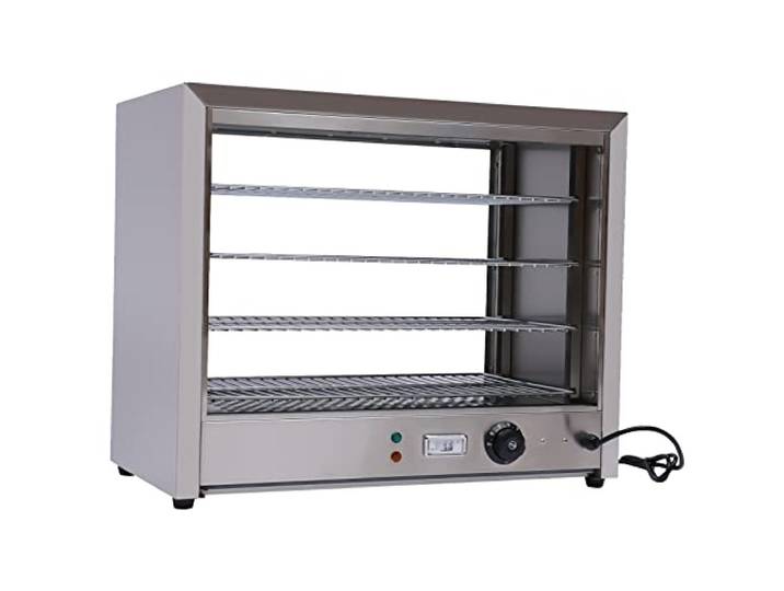4 Etagen 30-85°C 220V Speisenwärmer HeißE Theke WäRmevitrine SpeisenwäRmer LebensmittelheizgeräT Lebensmittelerhitzer Kommerzieller Lebensmittelinkubator Warmhaltevitrine SpeisewäRmer