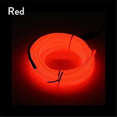 5m EL Wire Neon Kabel Mit Batterie Trafo, Leuchtet Electroluminescent, Weihnachten, Nacht Party, Kostüm Konzert Rave, Nacht Aktivitäten