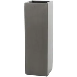 Colonne pot 97 cm - Gris Carré Pierre Lou De Castellane 31x31 cm