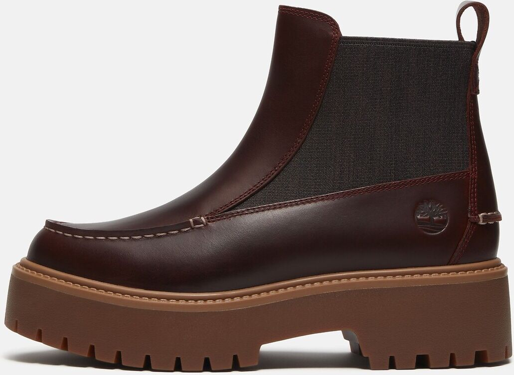 TIMBERLAND Bottines compensées, en cuir, STONE STREET MID CHELSEA
