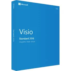 Microsoft Visio 2016 Standard Windows Retail Lizenz