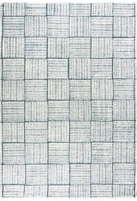Alora Decor Wondrous Checkered Hand-tufted Wool Rug