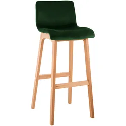 CLP Barhocker Hoover Samt Natura   Farbe: grün