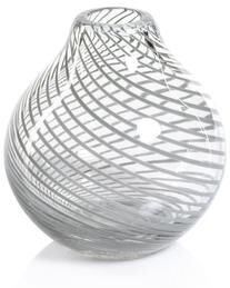 Zodax Chantilly Swirl Glass Bud Vase