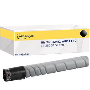 kompatibel für Konica-Minolta, TN-324K, A8DA150, 28000 Seiten, schwarz Kompatibler Toner