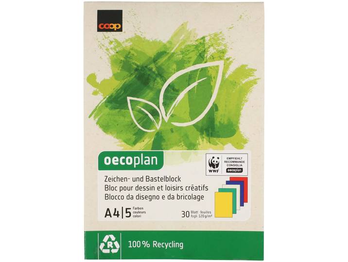 Oecoplan Zeichenblock A4 120 g/m2