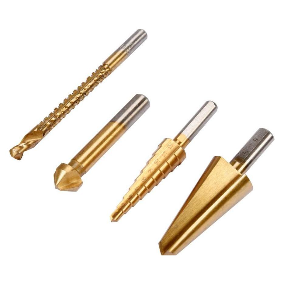 Toya Universal-Bohrer Set 4 Stück (4-20 Millimeter) (22640)