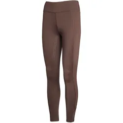 Kingsland KLkattie W F-Tec4 Full-Grip Hose Damen mit gebürsteter Hinterseite Brown Chocolate Tort Winter 2022 Dressage, Größe: L