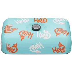24 Bottles Lunchbox Hey!, Lunchbox, Mehrfarbig, Blau