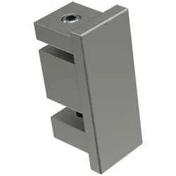 ENDSTÜCKE FÜR GARDINENSTANGEN 14x35 mm, Paxo Edelstahl-Optik, Packung 2 Stück