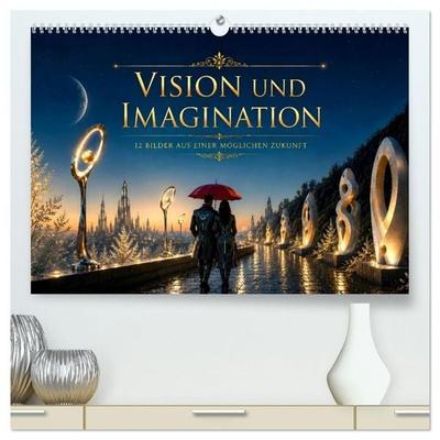 Vision und Imagination - 12 Bilder aus einer möglichen Zukunft (hochwertiger Premium Wandkalender 2027 DIN A2 quer), Kunstdruck in Hochglanz