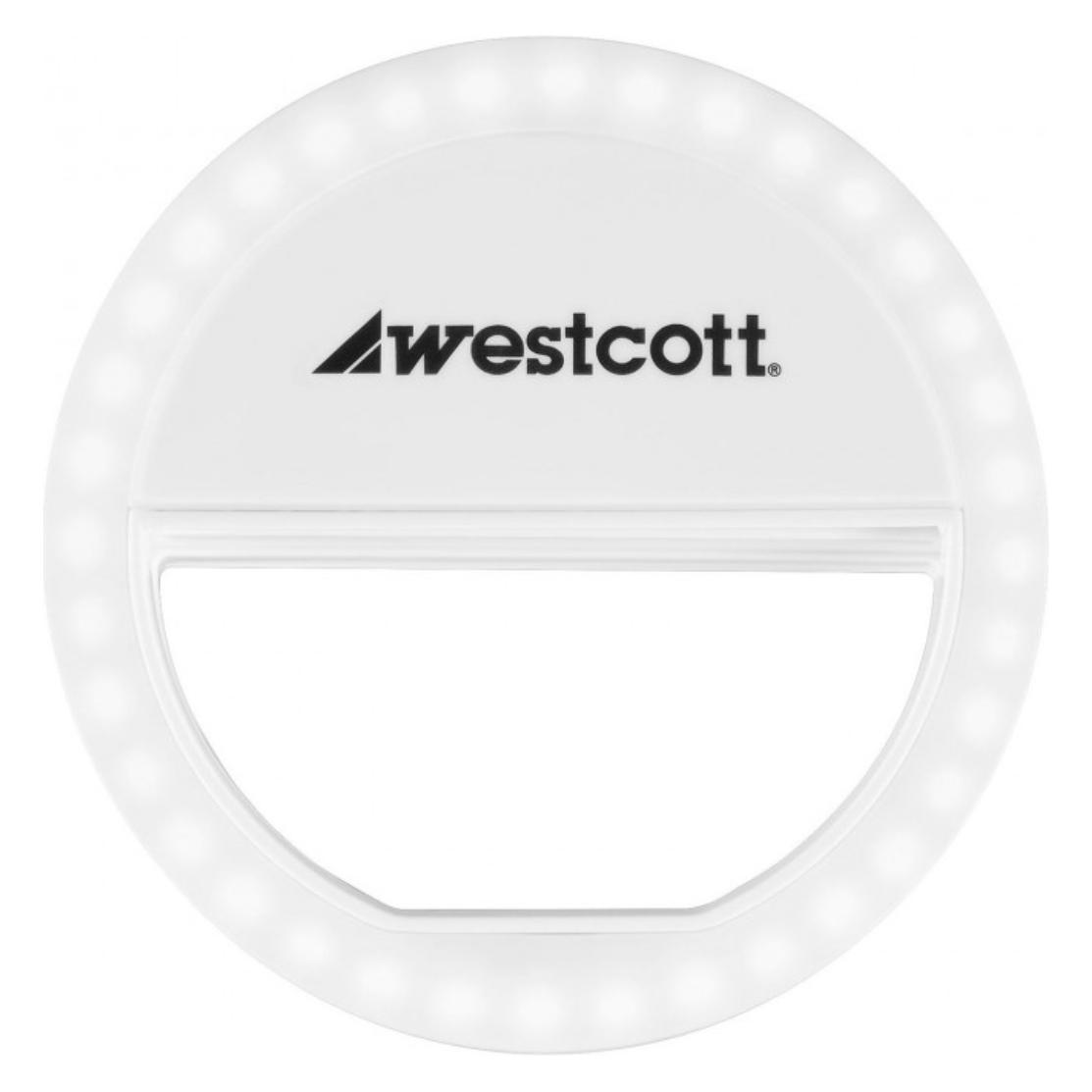Westcott Universal Mini Ring Light für Mobiltelefone / Geräte (Ringlicht) (4350)