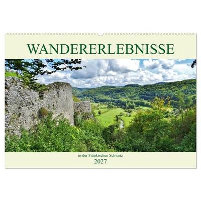 Wandererlebnisse in der Fränkischen Schweiz (Wandkalender 2027 DIN A2 quer), CALVENDO Monatskalender
