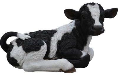 Hi-Line Gift Ltd. Cow Laying Down Statue