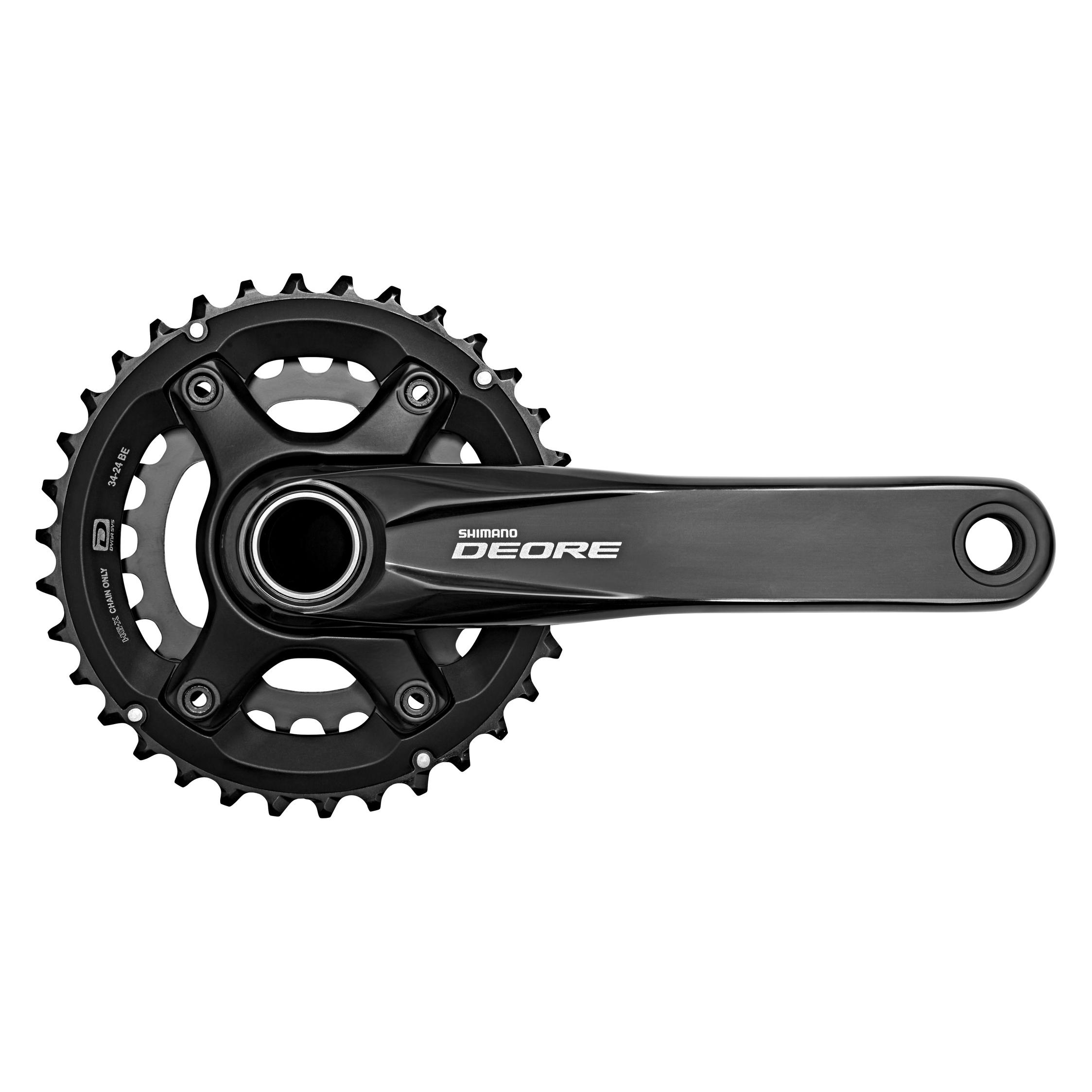 Shimano Deore MTB FC-M6000 Kurbelgarnitur 2x10s 34-24T (175 mm) (6847659)