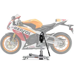 Zentralständer EVOLIFT® für Honda CBR 1000RR (SC57) 04-07 Shadow Edition (Grundfarbe: Grau) Ohne Ohne Mit Steckdosenhalterung Ohne
