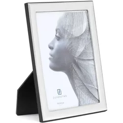 Rome 13x18 cm silber-glanz Premium-Portraitrahmen zum Stellen