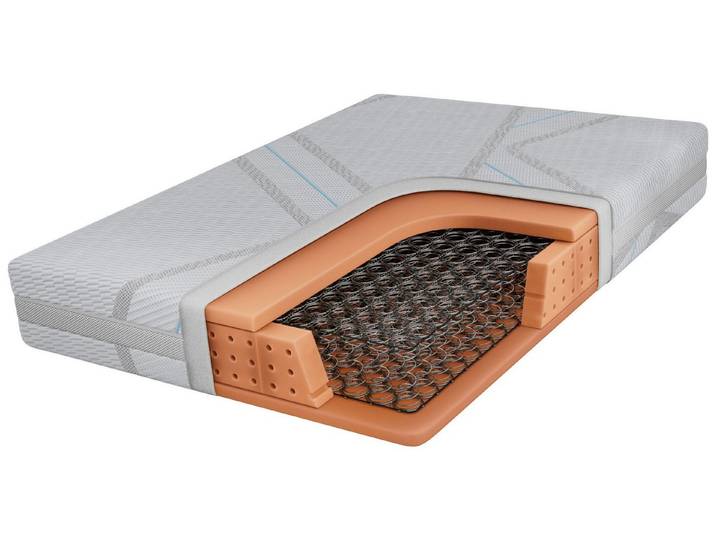 Bonnellfederkernmatratze TOVA, MKS MÖBEL, 15.9 cm hoch, (Matratze, Luxuriöse Bonellmatratze mit klimaregulierendem 3D-Bezug), Wendematratze H3 – klimaregulierend, stabil, luxuriös