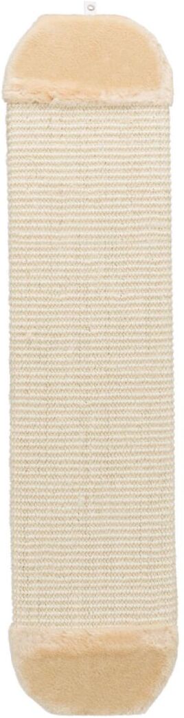 TRIXIE Kratzbrett XL, Sisalteppich / Plüsch, Katzenminze, 18 x 78 cm, natur / beige