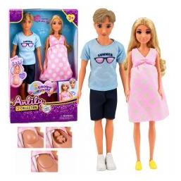 Lean Toys Anlily Familienpuppen - Schwangere Mutter (76665128)