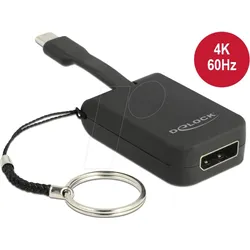 DELOCK 63940 - USB Type-C Adapter > DP (DP Alt Mode) 4K 60 Hz - Schlüsselanhäng