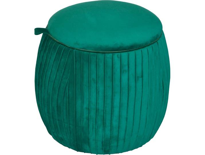 Stauraumhocker HOME AFFAIRE, grün, B:49cm H:46cm T:49cm, Samtbezug 100% Polyester, Hocker, Stauraumhocker