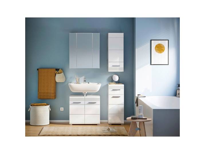 Badezimmer Linus 4-tlg. ca. 90 cm Weiß