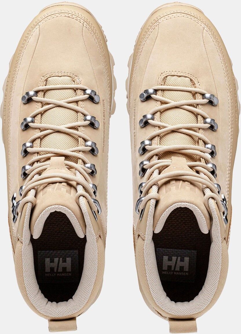Winterstiefel HELLY HANSEN "W THE FORESTER PREMIUM", Damen, Gr. 42, Synthetik, beige, hh khaki, Leder, Synthetik, Schuhe Winterstiefel, wasserdichtes Leder,warm,Winterschuhe beige, hh khaki 42, Synthetik