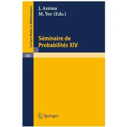 Seminaire de Probabilites XIV, Fachbücher von J. Azema, M. Yor
