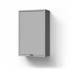 BADEZIMMER ATERNO Grau 40 x 65 cm mit 2 Regalböden