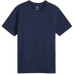 Levi's Herren T-Shirt - Icon Tee, Rundhals, Baumwolle, einfarbig Dunkelblau / XL