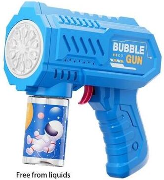 Inspired Living Unicorn Electric Bubble Gun Toy With Lights Automatic Bubble Blower For Kids Outdoor Fun 5