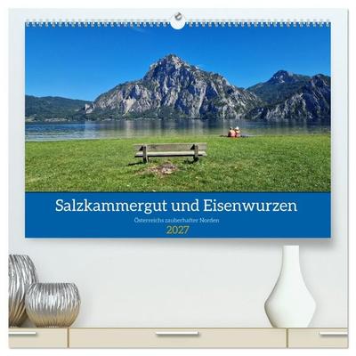 Salzkammergut und Eisenwurzen (hochwertiger Premium Wandkalender 2027 DIN A2 quer), Kunstdruck in Hochglanz