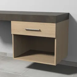 Sanipa Anbau-/Solitärschrank 2morrow (G1355) 510x600x520 Eiche-Nordic, G135548 G135548