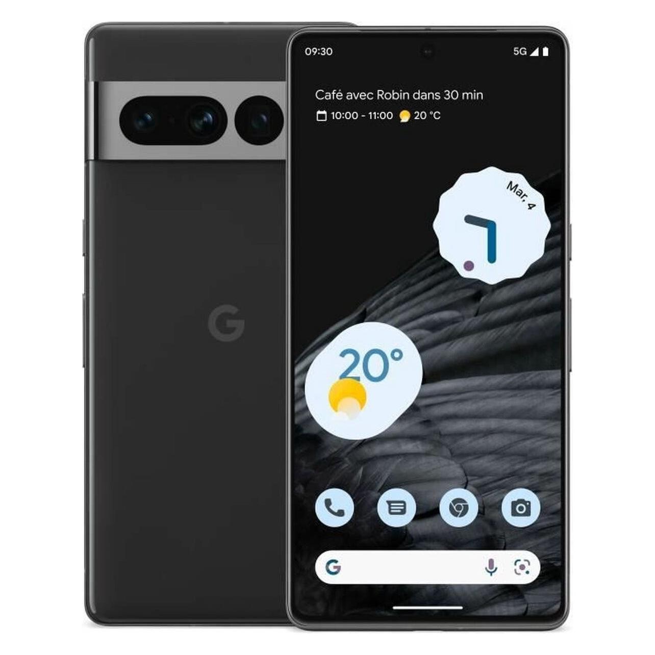 Google Pixel 7 (128 GB, Obsidian, 6.30", SIM + eSIM, 5G) (GA03923-GB)