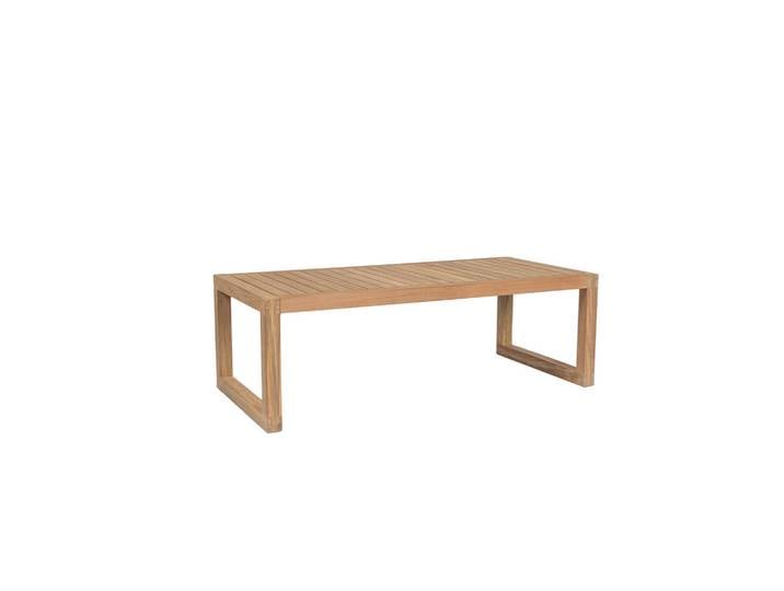 Amatio Loungetisch, Holz, Teakholz, massiv, 60x43x130 cm, Gartenmöbel, Loungemöbel, Lounge-Serien