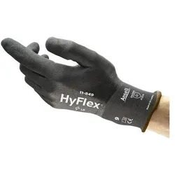 HyFlex, Schutzhandschuhe, Handschuhe Schaumstoff, Nitril Schwarz (9)