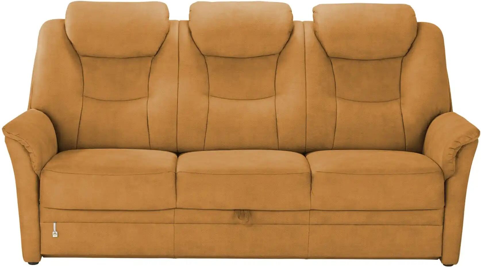 Höffner Einzelsofa  Neckar ¦ orange ¦ Maße (cm): B: 210 H: 107 T: 92.0
