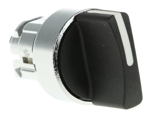 Schneider Electric ZB4BD7 voorelement keuzeschakelaar, 3 standen, zwart, diameter 22 mm
