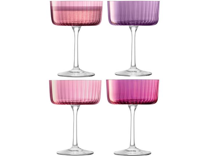Cocktailgläser-Set - Farbe: violet - Material: Glas - 873