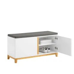 SoBuy, Schuhschrank, Garderobenbank (90 x 34 x 46 cm)