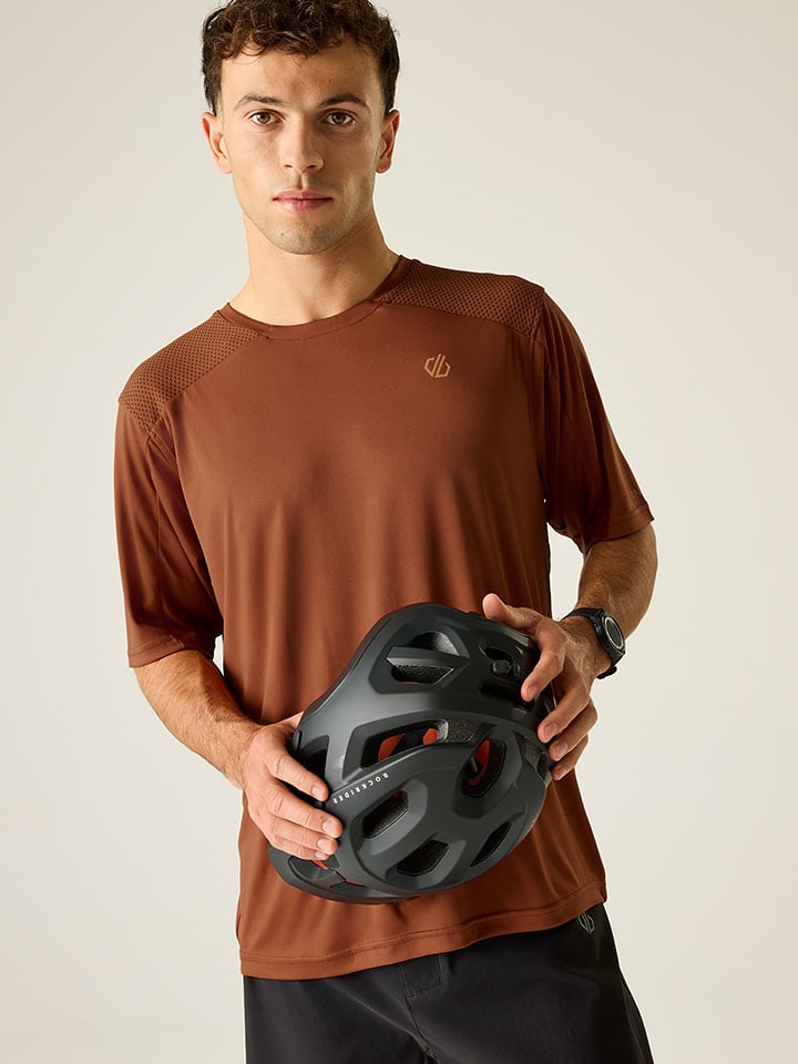 Dare 2b Fahrradshirt "Trackstand Ace" in Terrakotta - L