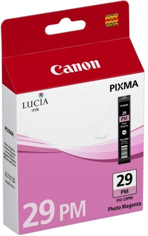 Canon Pgi-29pm Blækpatron, Fotorød, 1000s