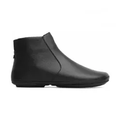 Camper für Damen. K400313-002 Right Nina Lederstiefeletten Schwarz (36), Wohnung, Reißverschluss, Lässig