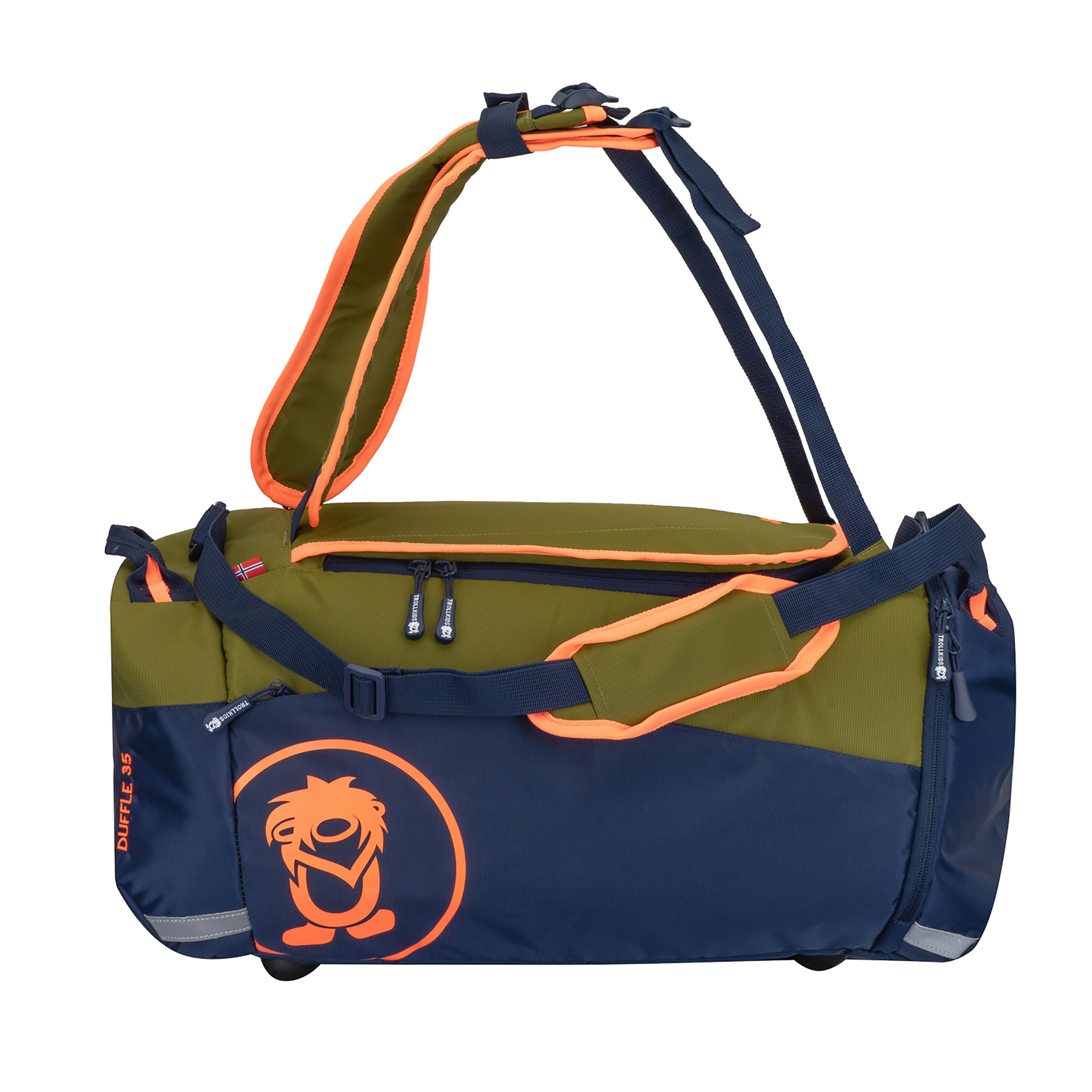 Trollkids Duffle Reisetasche Kinder Reisetasche braun Größe 35L